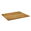 Plateau de table chne fum 60x60cm Ep 30mm Huil