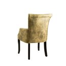 Chaise en bois rembourre CLASINO A Htre fonc Tissus