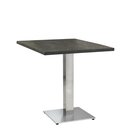 Pied de table inox bross carr TG-404-E (haut. 72cm)