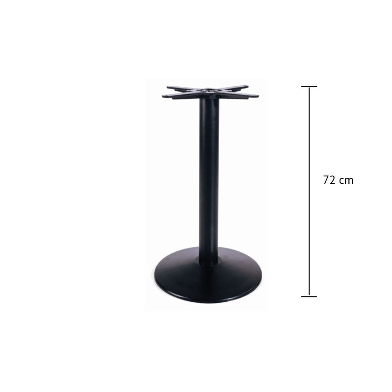 Pied de table en fonte rond conique TG-400-K (haut. 72cm)