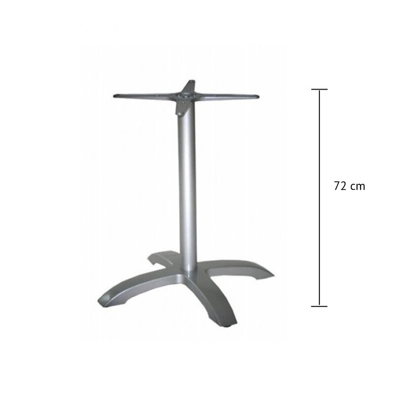 Pied de table aluminium NEPAL (haut. 72 cm)