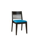 Chaise en bois assise rembourre MERA-500-P