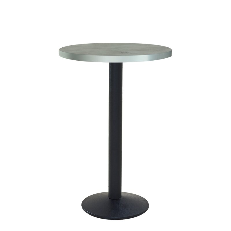 Pied de table mange debout rond conique en fonte KONTI-H-400 (haut. 1
